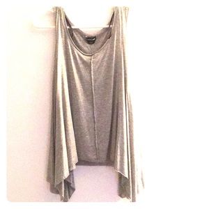 Cut off shoulder Bebe top